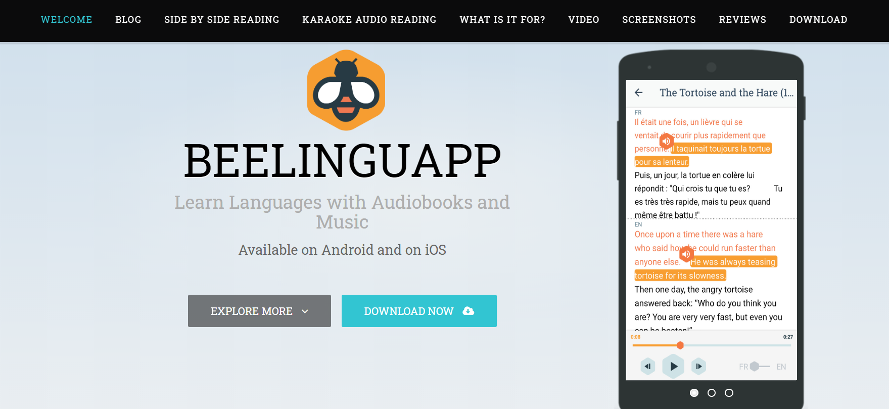 Beelinguapp Review (free version) | Introvert Polyglot